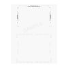EZ Fold 8.5" x 14" Blank White Form No Blockout - Pressure Seal Documents