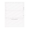 Z Fold 8.5" x 11" Blank White Form 28# - Pressure Seal Documents