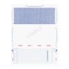 C Fold 8.5" x 11" Blue Check Window One Block Out - Pressure Seal Documents