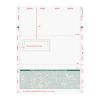 C Fold 8.5" x 11" Green Check Window One Block Out - Pressure Seal Documents
